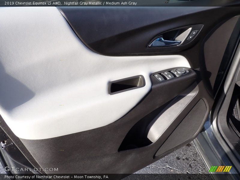 Nightfall Gray Metallic / Medium Ash Gray 2019 Chevrolet Equinox LS AWD