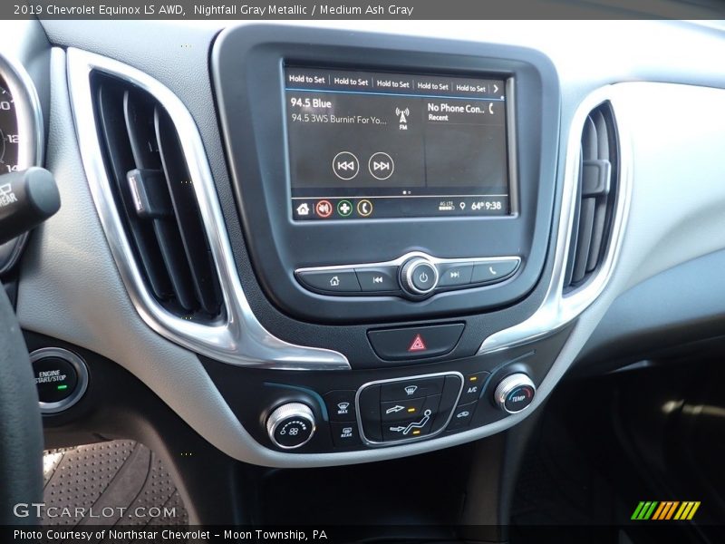 Nightfall Gray Metallic / Medium Ash Gray 2019 Chevrolet Equinox LS AWD