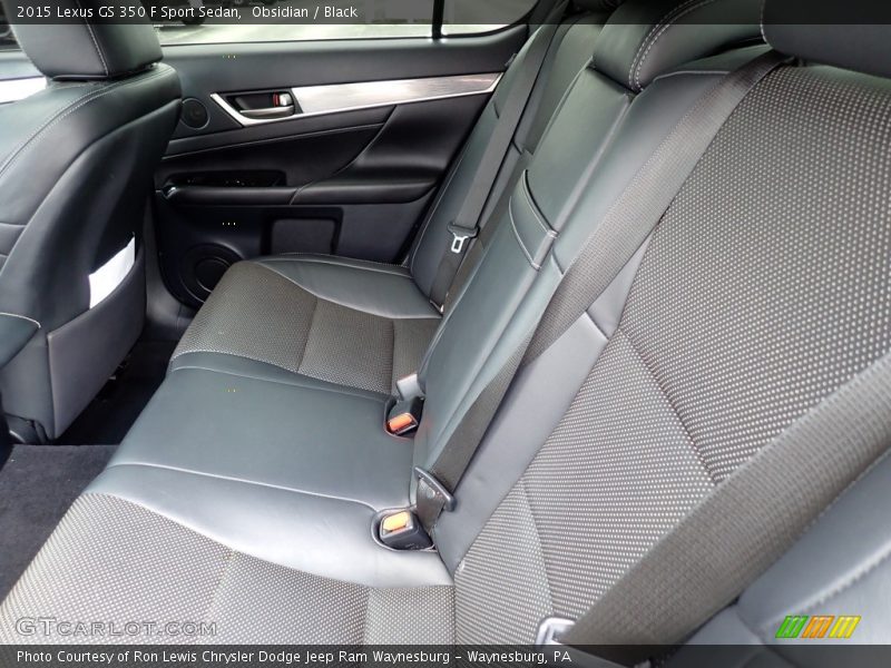 Rear Seat of 2015 GS 350 F Sport Sedan