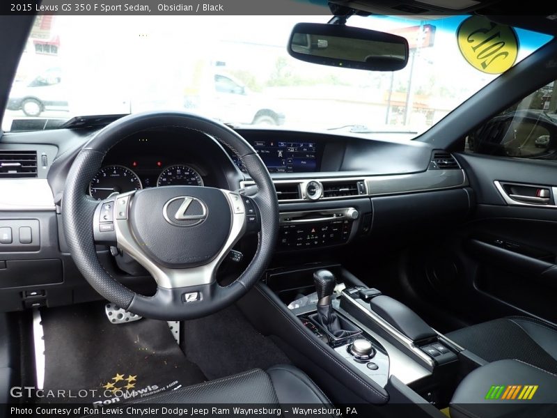  2015 GS 350 F Sport Sedan Black Interior