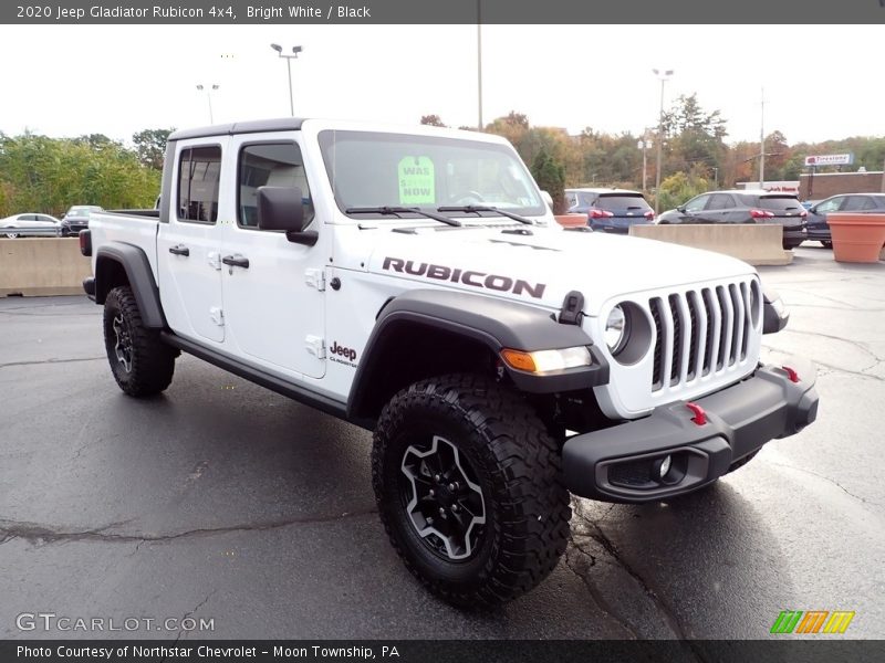 Bright White / Black 2020 Jeep Gladiator Rubicon 4x4