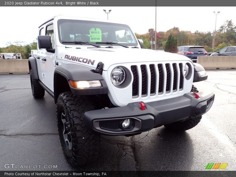 Bright White / Black 2020 Jeep Gladiator Rubicon 4x4