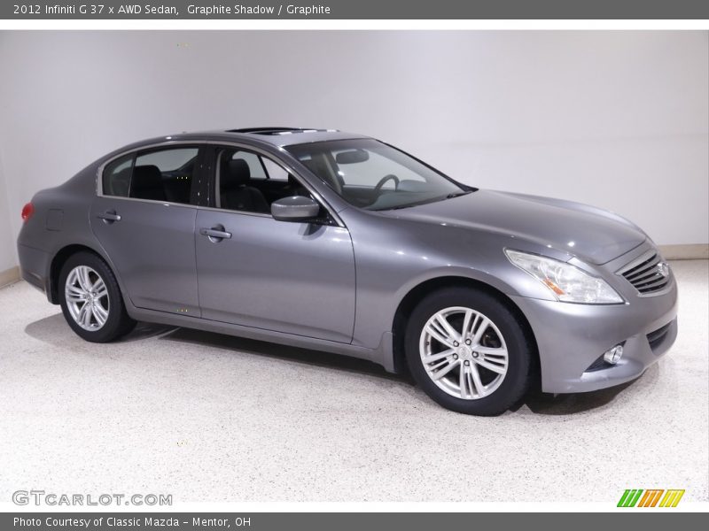 Graphite Shadow / Graphite 2012 Infiniti G 37 x AWD Sedan
