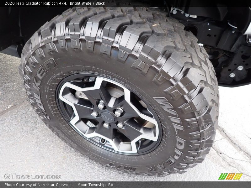 Bright White / Black 2020 Jeep Gladiator Rubicon 4x4