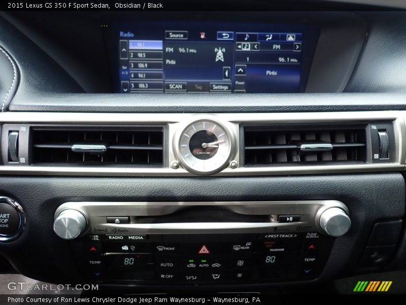 Controls of 2015 GS 350 F Sport Sedan