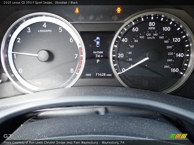  2015 GS 350 F Sport Sedan 350 F Sport Sedan Gauges