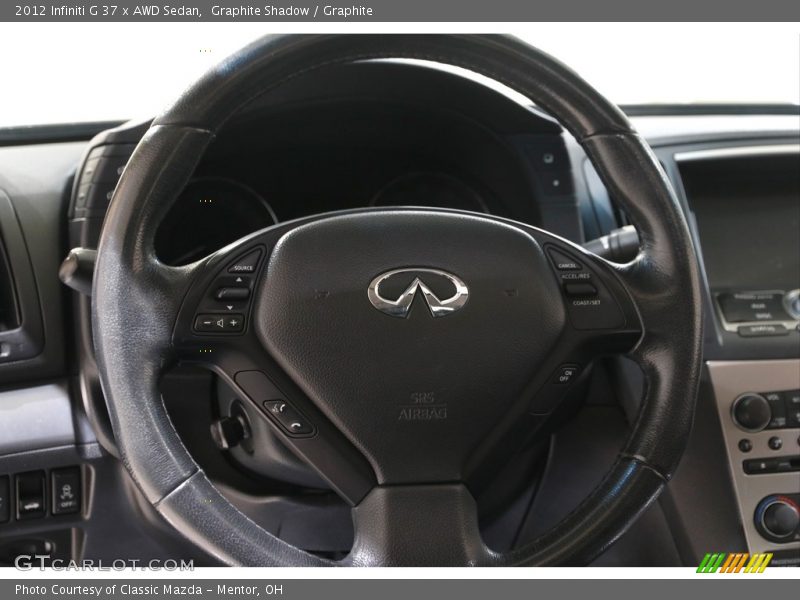 Graphite Shadow / Graphite 2012 Infiniti G 37 x AWD Sedan