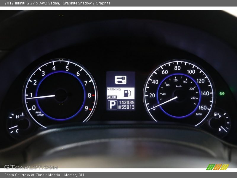 Graphite Shadow / Graphite 2012 Infiniti G 37 x AWD Sedan