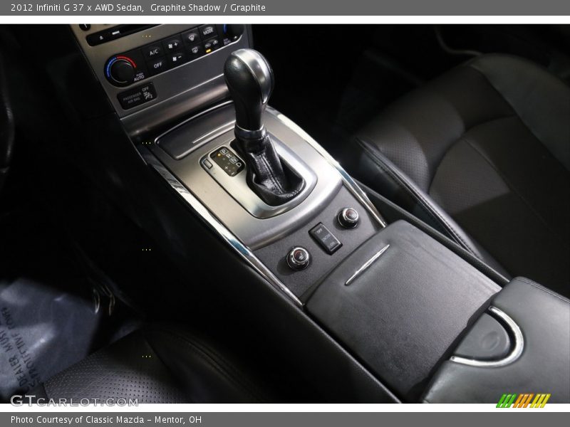 Graphite Shadow / Graphite 2012 Infiniti G 37 x AWD Sedan