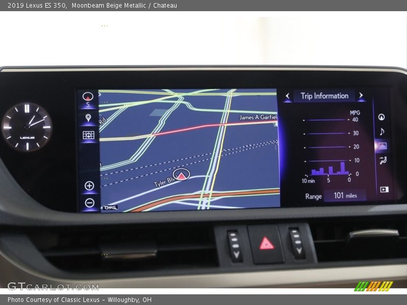 Moonbeam Beige Metallic / Chateau 2019 Lexus ES 350