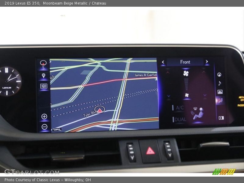 Moonbeam Beige Metallic / Chateau 2019 Lexus ES 350