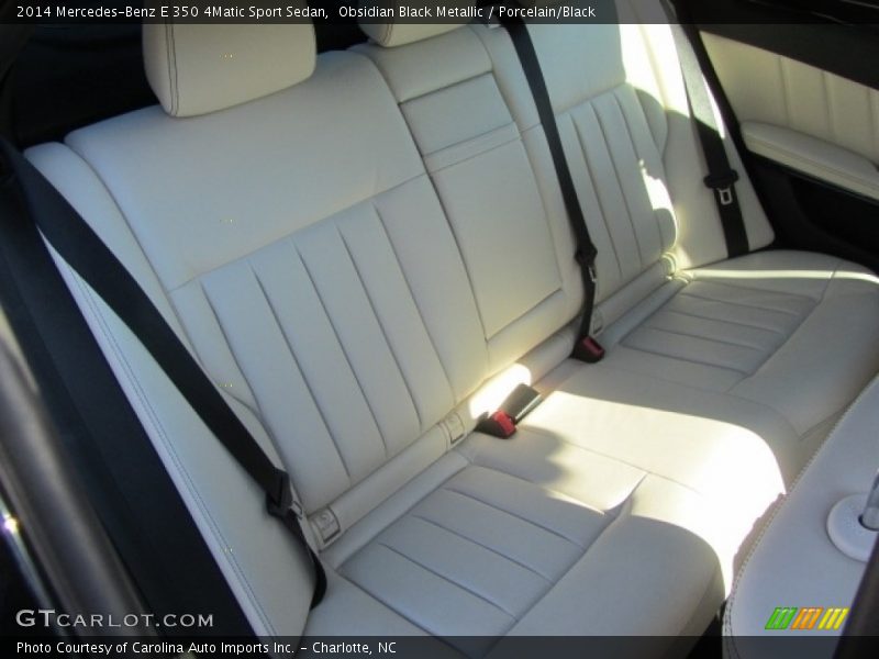 Obsidian Black Metallic / Porcelain/Black 2014 Mercedes-Benz E 350 4Matic Sport Sedan