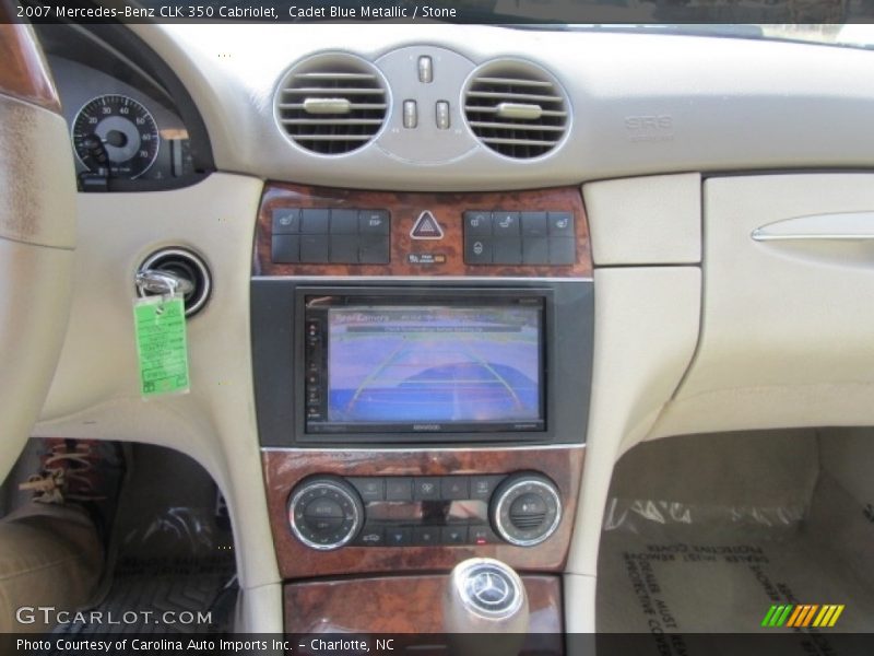 Cadet Blue Metallic / Stone 2007 Mercedes-Benz CLK 350 Cabriolet