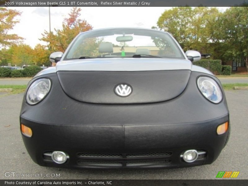 Reflex Silver Metallic / Grey 2005 Volkswagen New Beetle GLS 1.8T Convertible