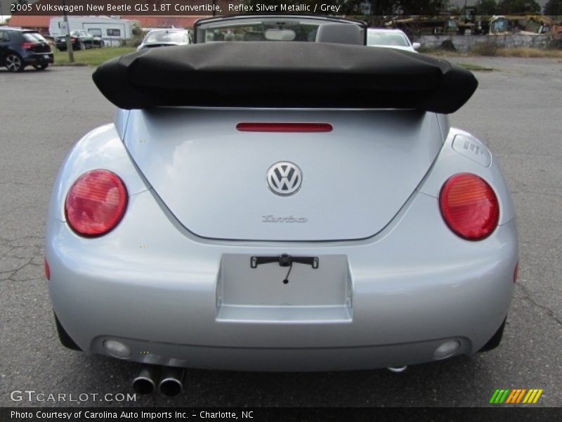 Reflex Silver Metallic / Grey 2005 Volkswagen New Beetle GLS 1.8T Convertible