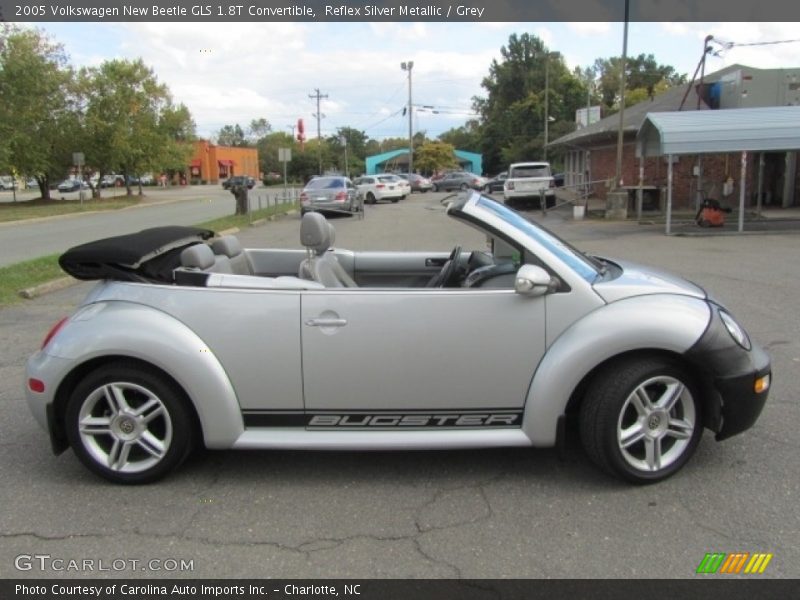 Reflex Silver Metallic / Grey 2005 Volkswagen New Beetle GLS 1.8T Convertible