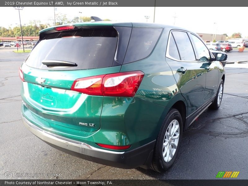 Ivy Green Metallic / Jet Black 2019 Chevrolet Equinox LT AWD