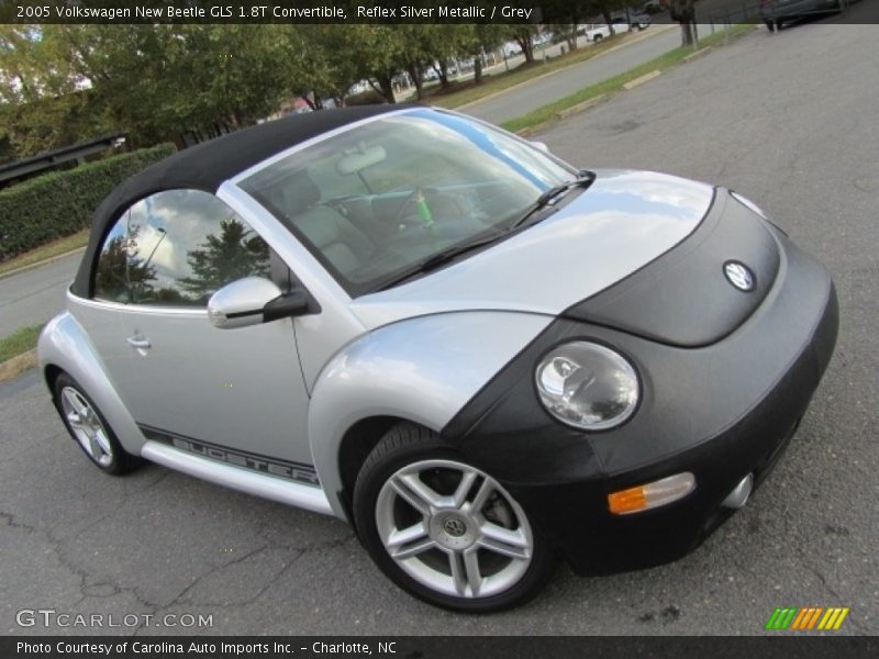 Reflex Silver Metallic / Grey 2005 Volkswagen New Beetle GLS 1.8T Convertible