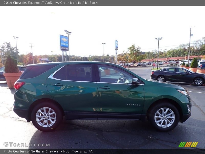 Ivy Green Metallic / Jet Black 2019 Chevrolet Equinox LT AWD