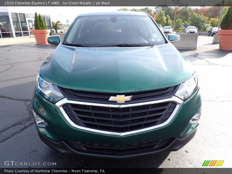 Ivy Green Metallic / Jet Black 2019 Chevrolet Equinox LT AWD