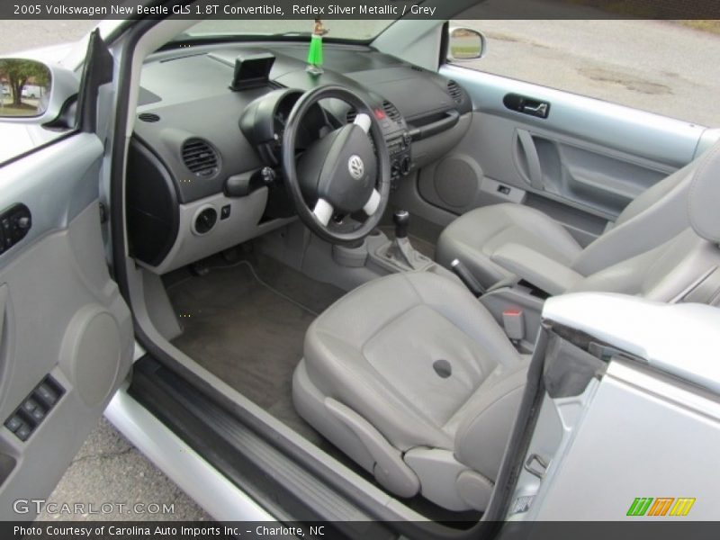 Reflex Silver Metallic / Grey 2005 Volkswagen New Beetle GLS 1.8T Convertible