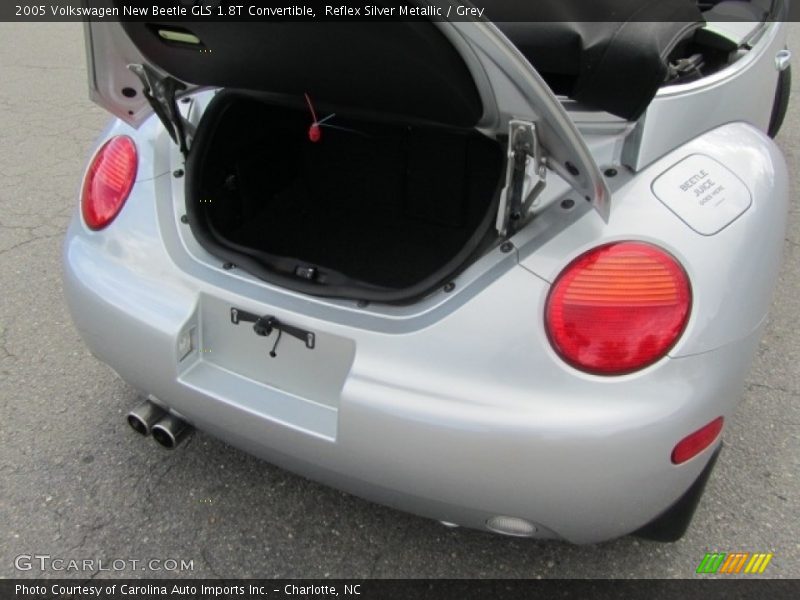 Reflex Silver Metallic / Grey 2005 Volkswagen New Beetle GLS 1.8T Convertible