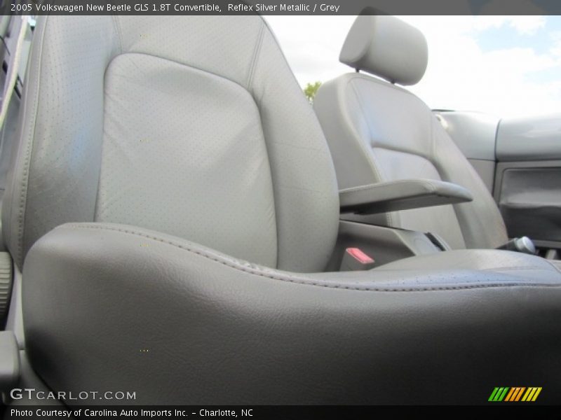 Reflex Silver Metallic / Grey 2005 Volkswagen New Beetle GLS 1.8T Convertible