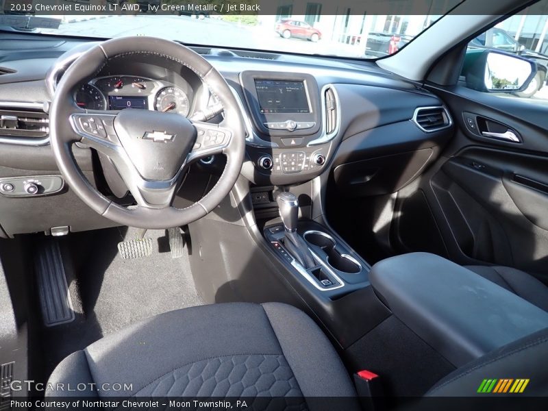Ivy Green Metallic / Jet Black 2019 Chevrolet Equinox LT AWD