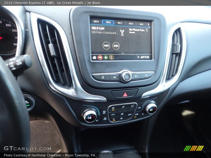 Ivy Green Metallic / Jet Black 2019 Chevrolet Equinox LT AWD
