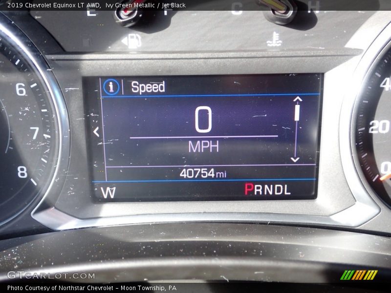 Ivy Green Metallic / Jet Black 2019 Chevrolet Equinox LT AWD