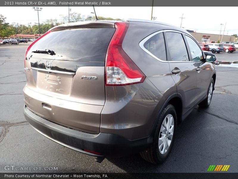 Polished Metal Metallic / Black 2013 Honda CR-V EX-L AWD