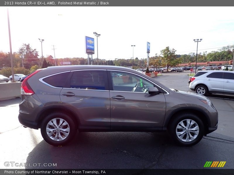 Polished Metal Metallic / Black 2013 Honda CR-V EX-L AWD