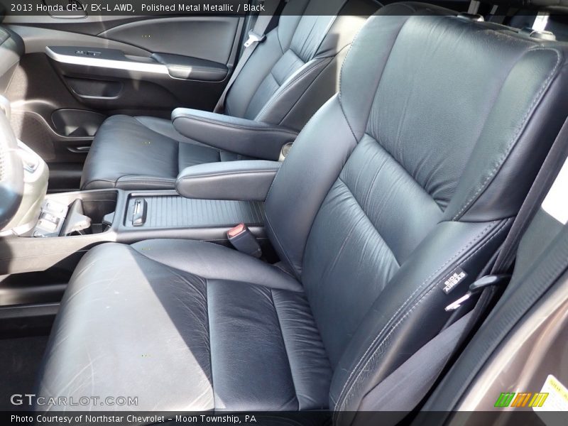 Polished Metal Metallic / Black 2013 Honda CR-V EX-L AWD
