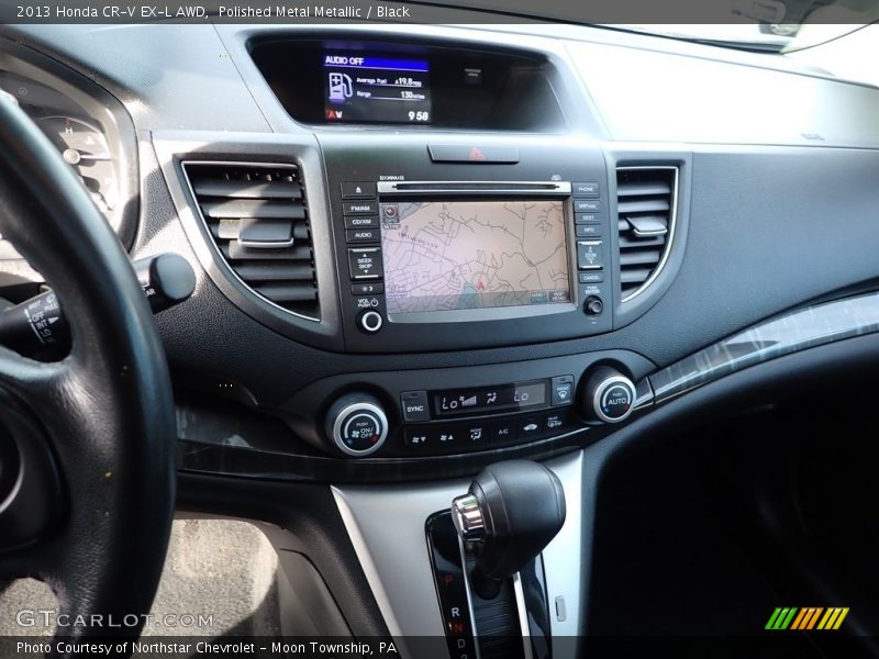 Polished Metal Metallic / Black 2013 Honda CR-V EX-L AWD
