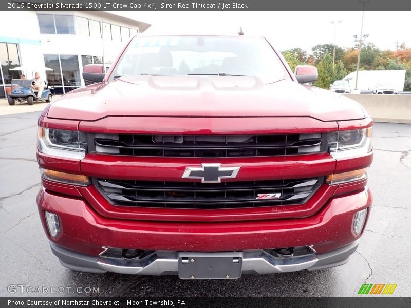 Siren Red Tintcoat / Jet Black 2016 Chevrolet Silverado 1500 LT Crew Cab 4x4