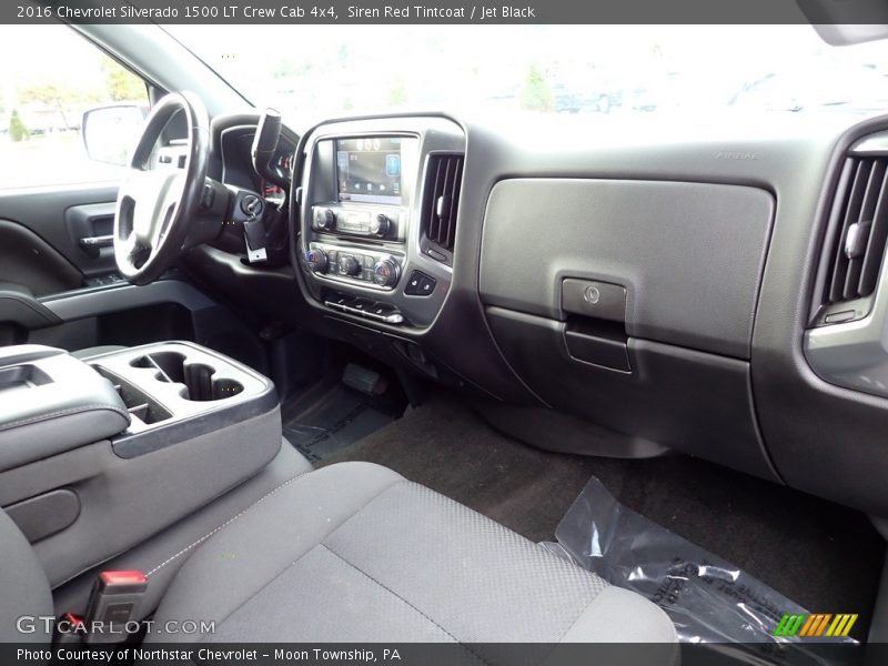 Siren Red Tintcoat / Jet Black 2016 Chevrolet Silverado 1500 LT Crew Cab 4x4