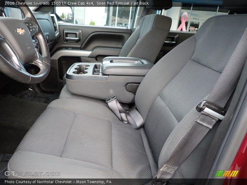 Siren Red Tintcoat / Jet Black 2016 Chevrolet Silverado 1500 LT Crew Cab 4x4