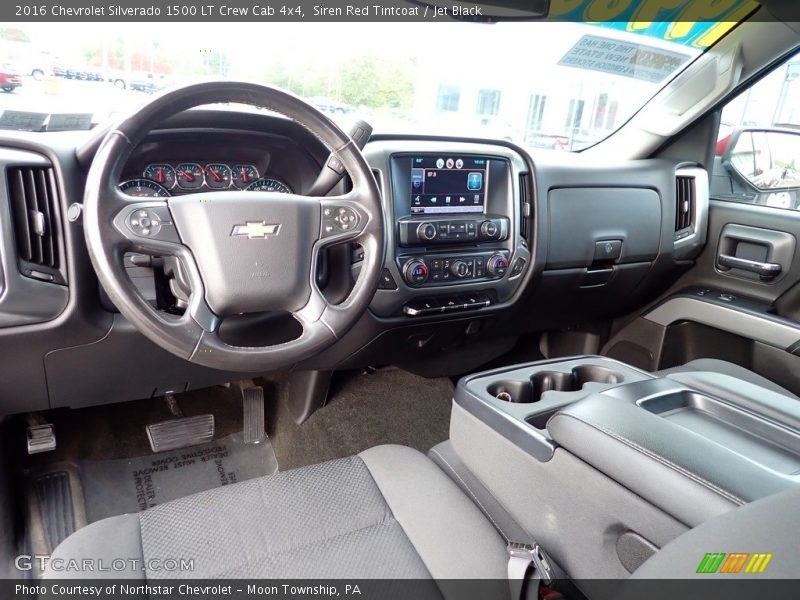 Siren Red Tintcoat / Jet Black 2016 Chevrolet Silverado 1500 LT Crew Cab 4x4