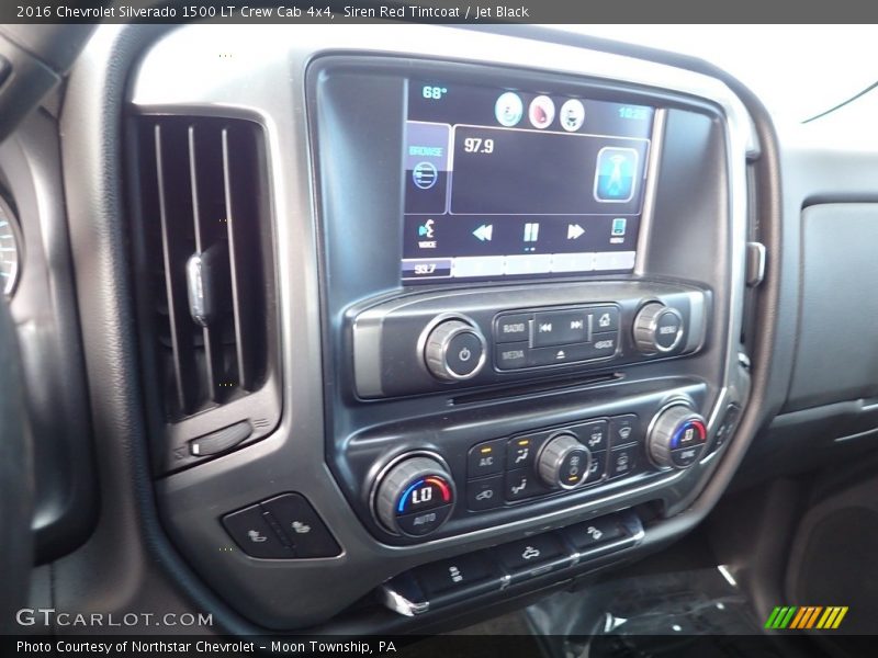 Siren Red Tintcoat / Jet Black 2016 Chevrolet Silverado 1500 LT Crew Cab 4x4