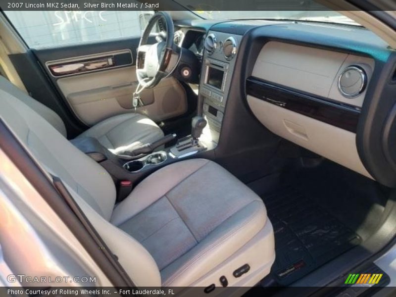 Silver Birch Metallic / Sand 2007 Lincoln MKZ Sedan