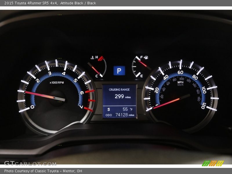Attitude Black / Black 2015 Toyota 4Runner SR5 4x4