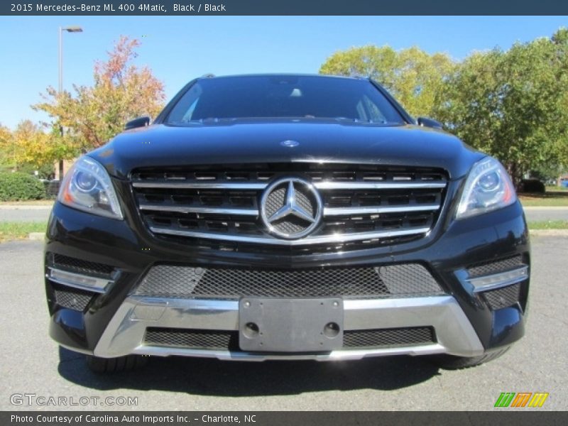 Black / Black 2015 Mercedes-Benz ML 400 4Matic