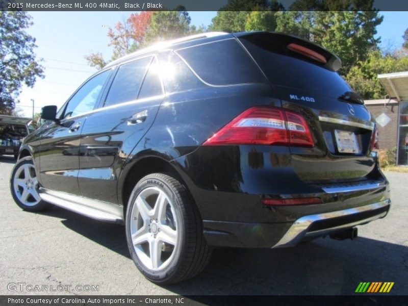 Black / Black 2015 Mercedes-Benz ML 400 4Matic