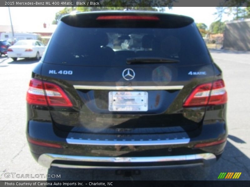 Black / Black 2015 Mercedes-Benz ML 400 4Matic