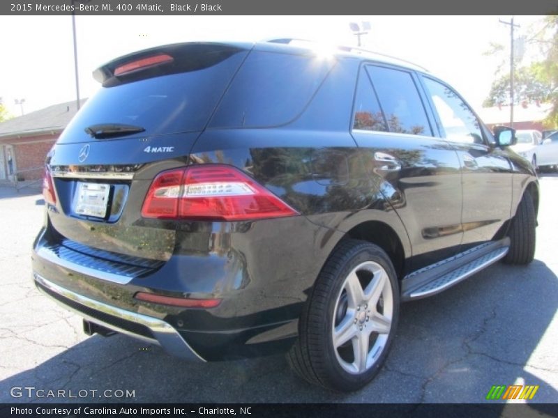Black / Black 2015 Mercedes-Benz ML 400 4Matic