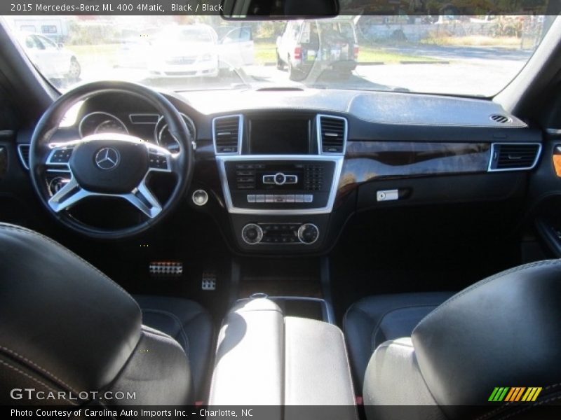 Black / Black 2015 Mercedes-Benz ML 400 4Matic