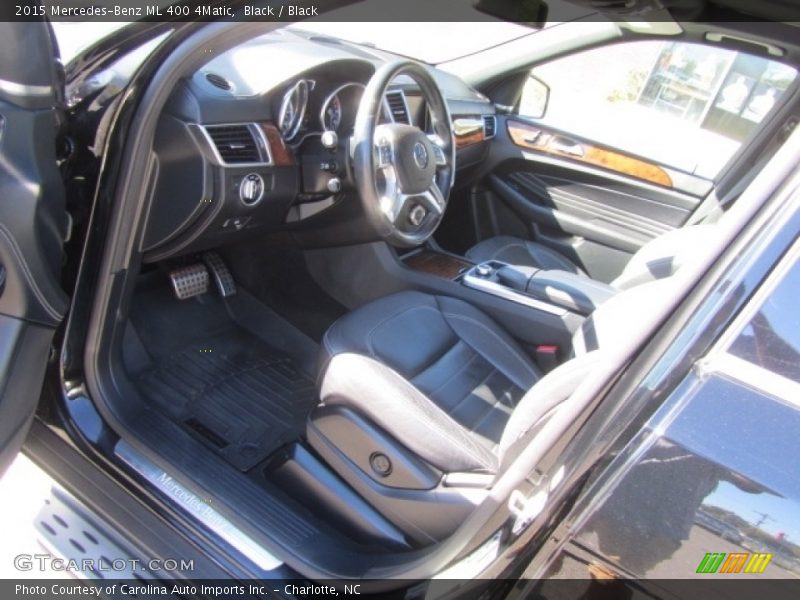 Black / Black 2015 Mercedes-Benz ML 400 4Matic