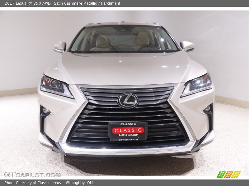 Satin Cashmere Metallic / Parchment 2017 Lexus RX 350 AWD