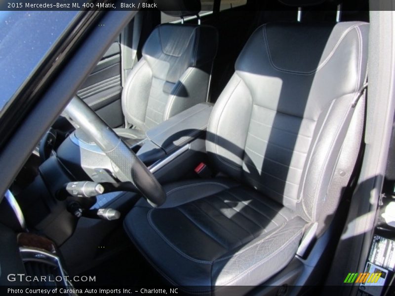 Black / Black 2015 Mercedes-Benz ML 400 4Matic