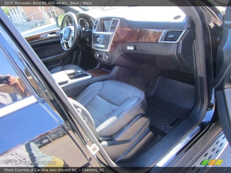Black / Black 2015 Mercedes-Benz ML 400 4Matic